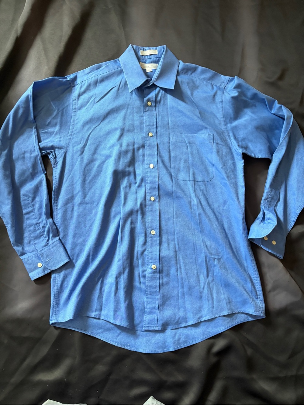 Men's Long-Sleeve Dress Shirt in Blue